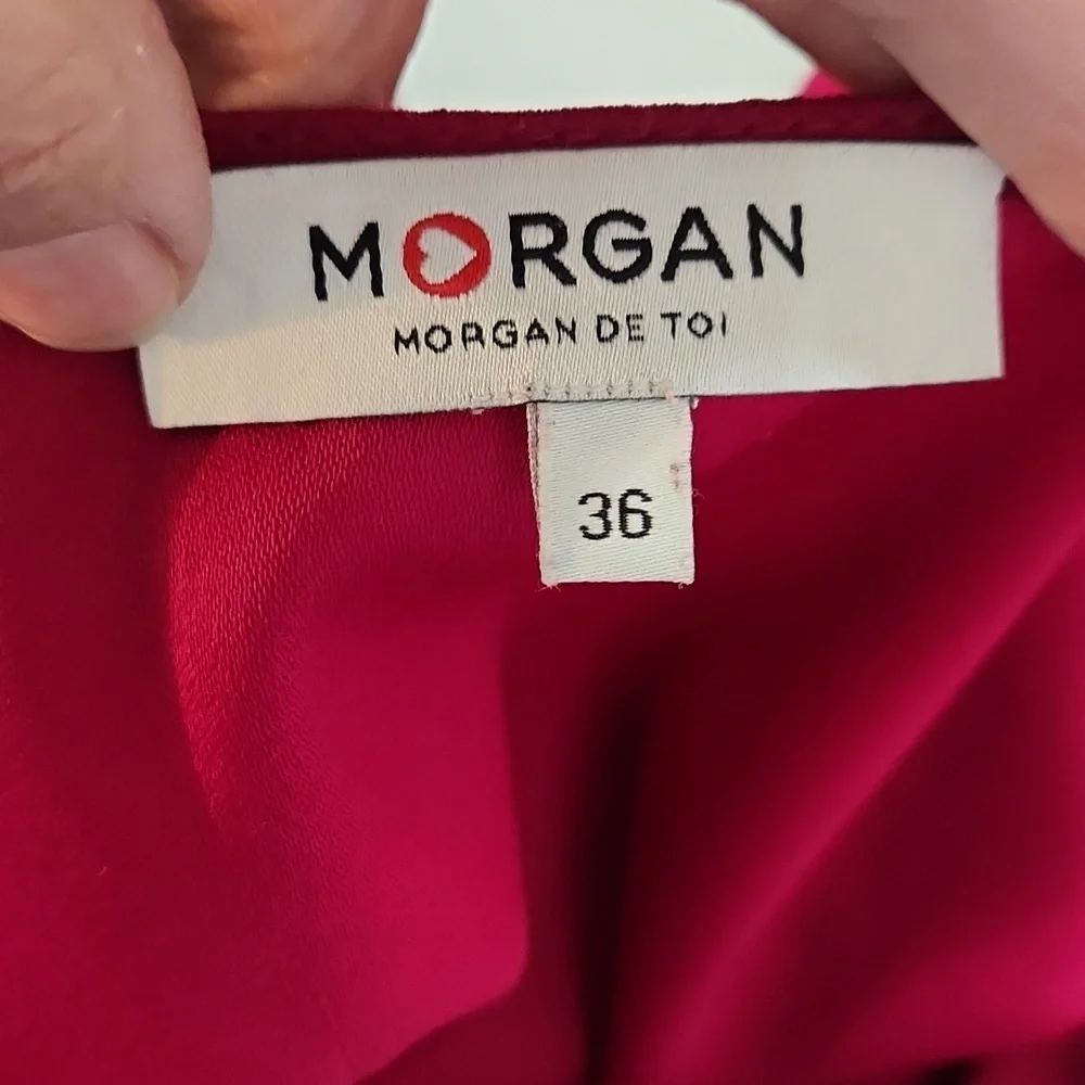 Morgan de Toi Raspberry Blouse - Picture 5 of 5